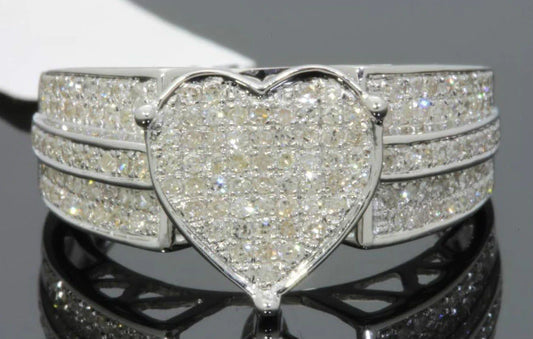 Heart Engagement Wedding Ring