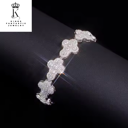 Iced Out Cross Bracelet