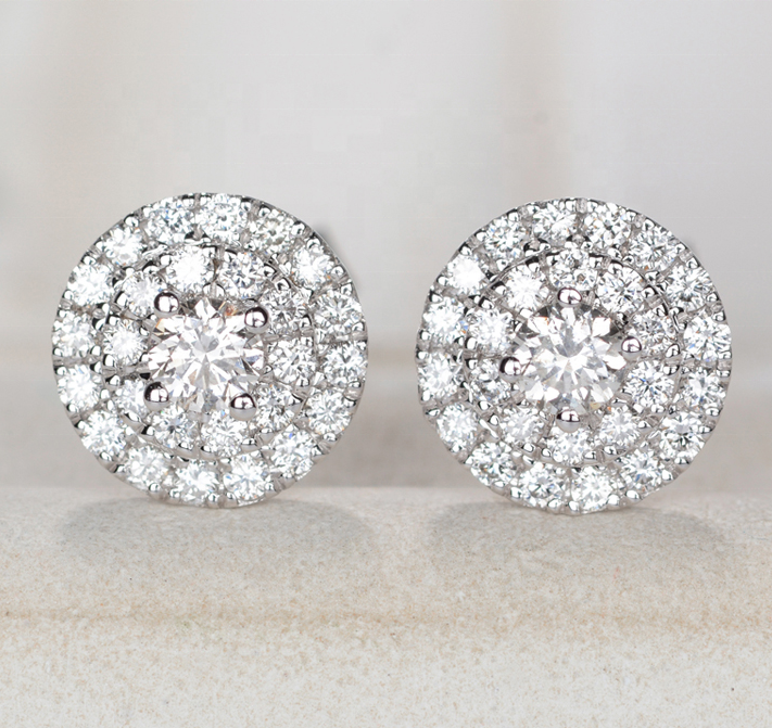 Round Shape Stud Earrings