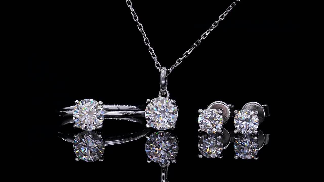 Bridal Wedding Engagement Jewelry Set