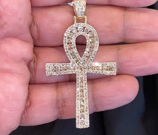 Iced out Cross Pendant