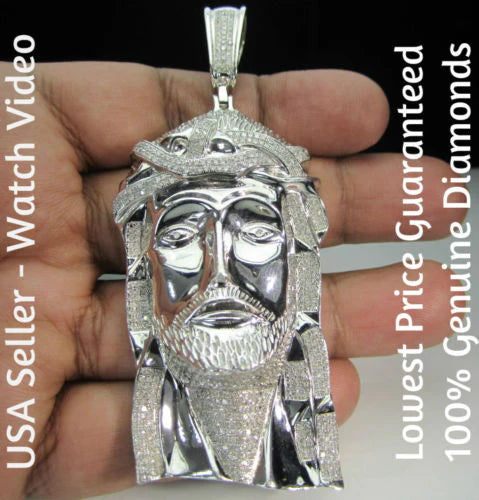 Jesus Head Cross Pendant