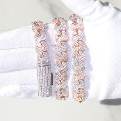 Cuban Chain Necklace and Bracelet