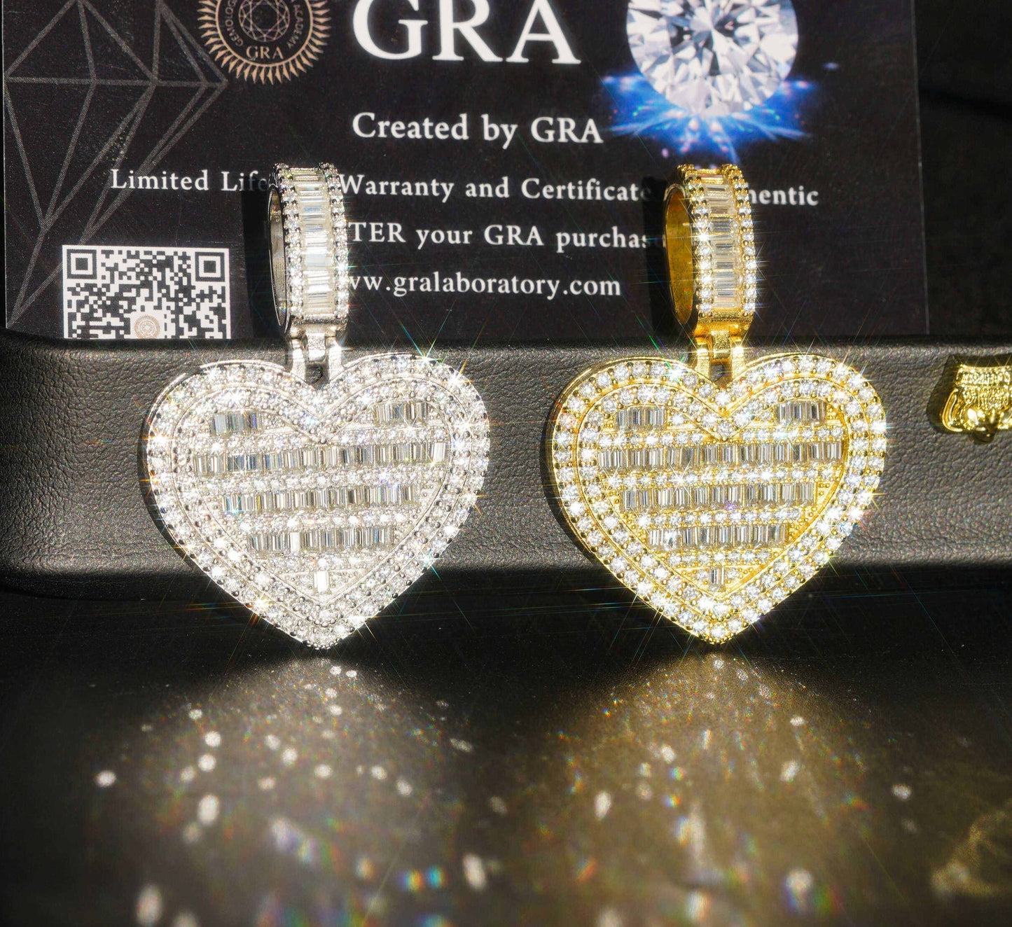 Iced out Heart Pendant