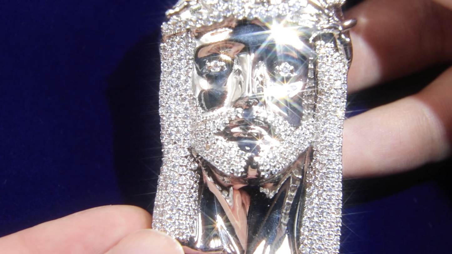 Iced out Jesus Pendant
