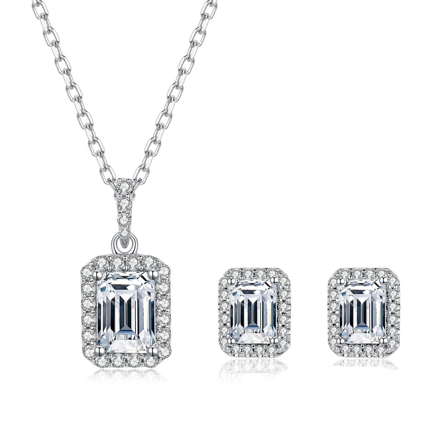 Bridal Wedding Engagement Jewelry Set