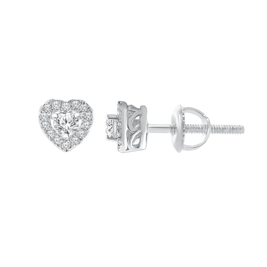 Heart Stud Earrings