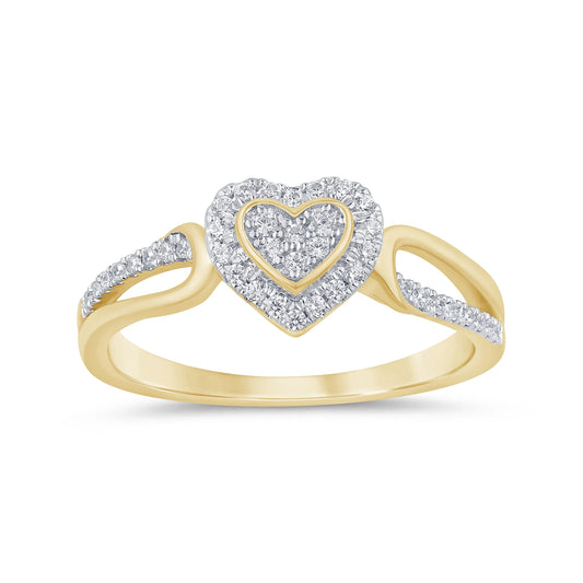 Heart Engagement Wedding Ring