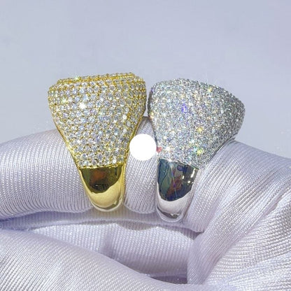 Round Shape Iced out Ring