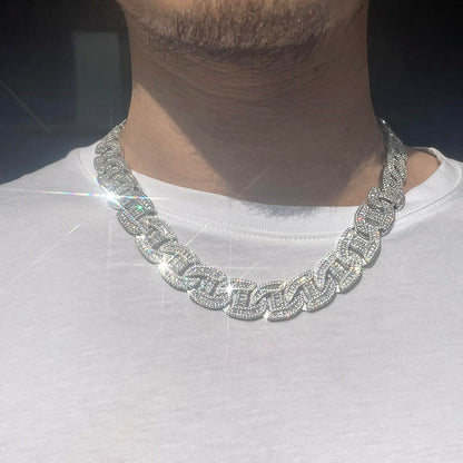 Baguette Cuban Chain Necklace