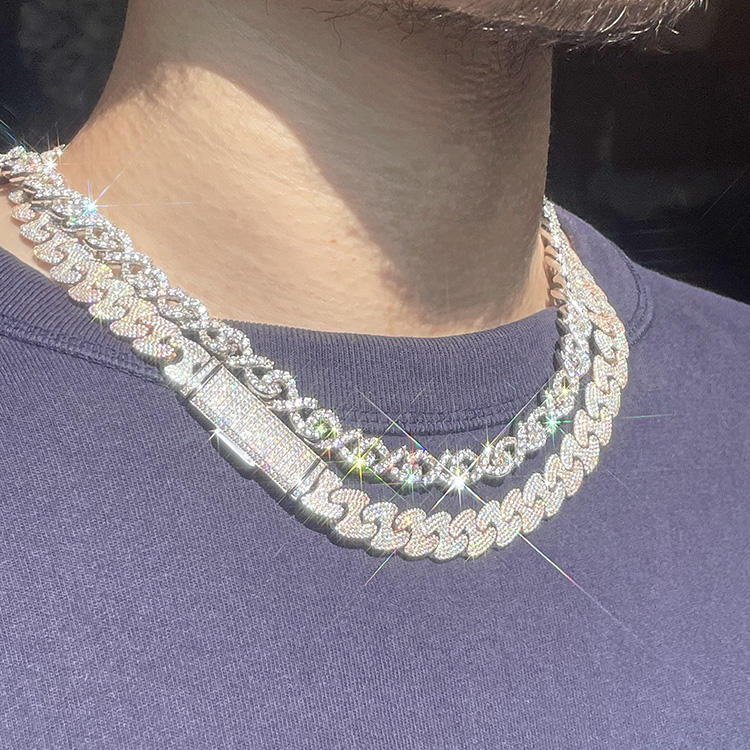 Cuban Chain Necklace and Bracelet