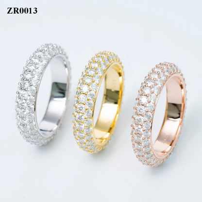 Iced out Eternity Band Ring