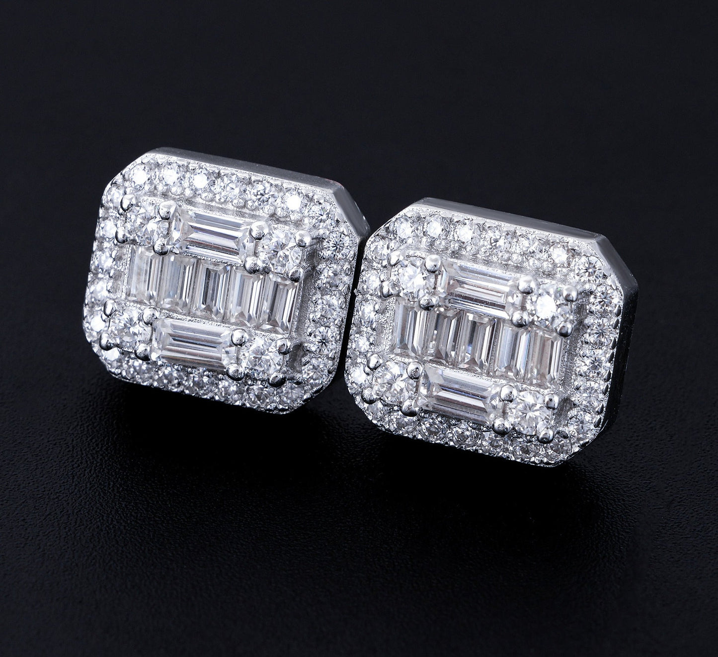 Iced out Stud Earrings