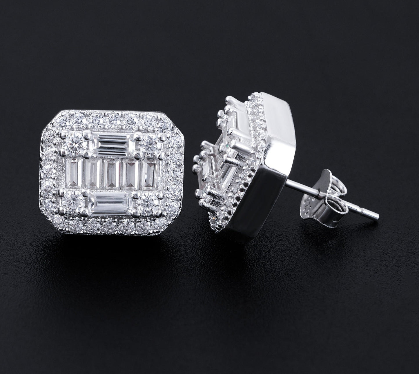 Iced out Stud Earrings