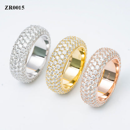 Iced out Eternity Band Ring