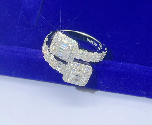 Baguette Iced out Ring