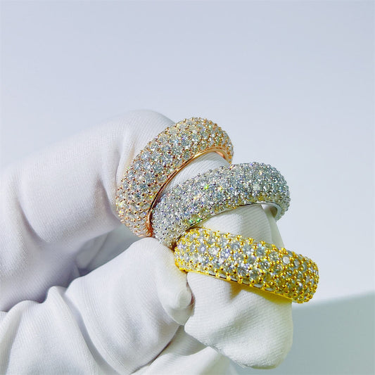 Iced out Eternity Band Ring