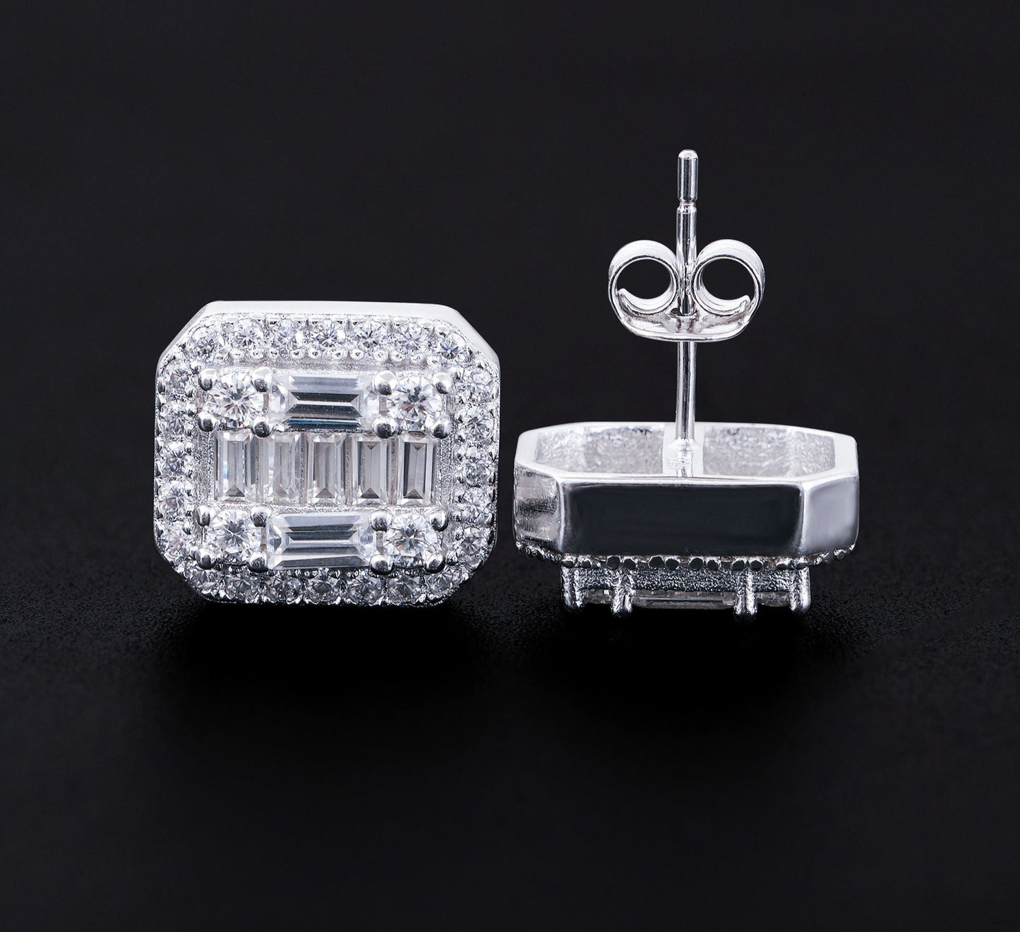 Iced out Stud Earrings