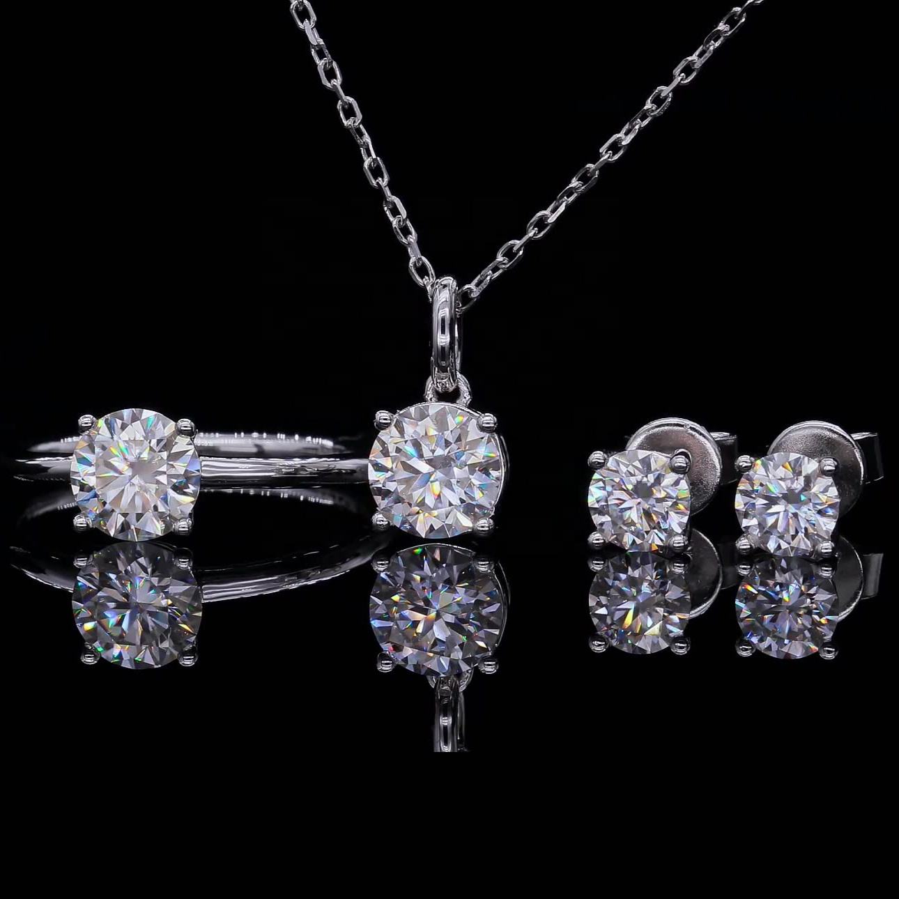 Bridal Wedding Engagement Jewelry Set