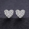 Heart Shape Stud Earrings