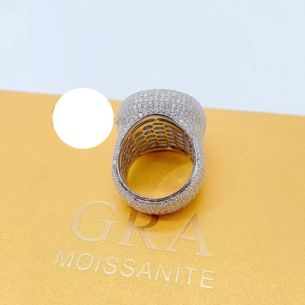 Round Shape Iced out Ring
