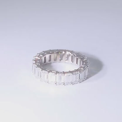 Emerald Cut Wedding Engagement Ring