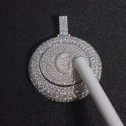 Custom Iced out Medallion Pendant