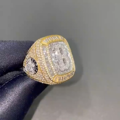 Custom Iced out Men Champion Ring